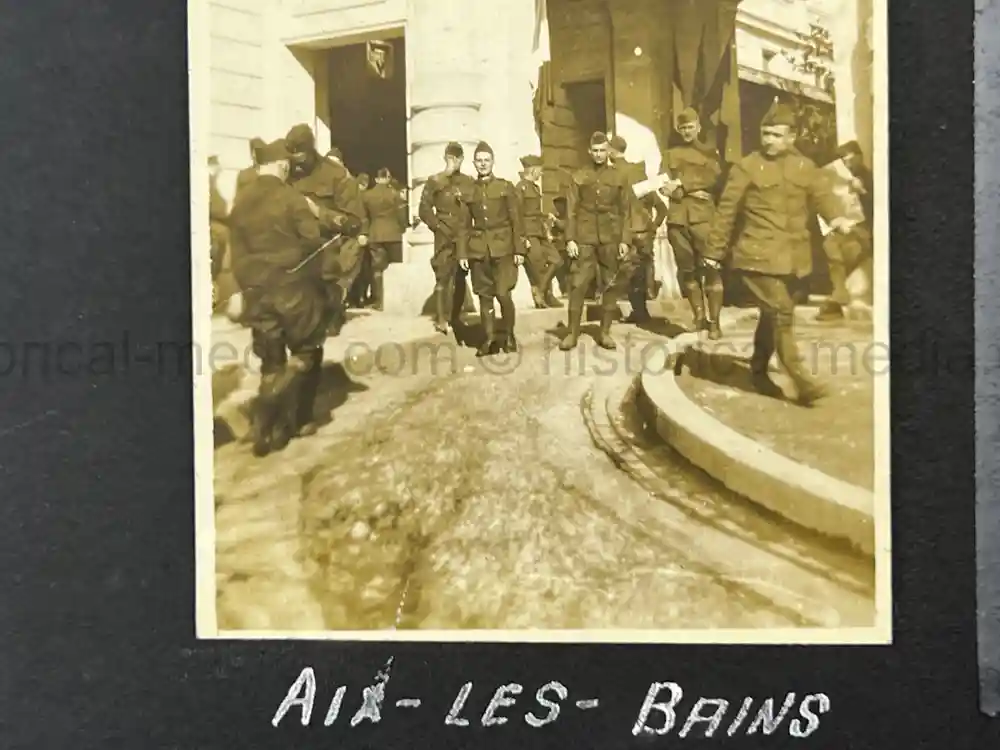 US WWI AVIATION PHOTOGRAPHER PHOTO ALBUM + AIRCRAFT FABRIC
