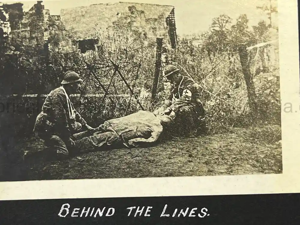US WWI AVIATION PHOTOGRAPHER PHOTO ALBUM + AIRCRAFT FABRIC