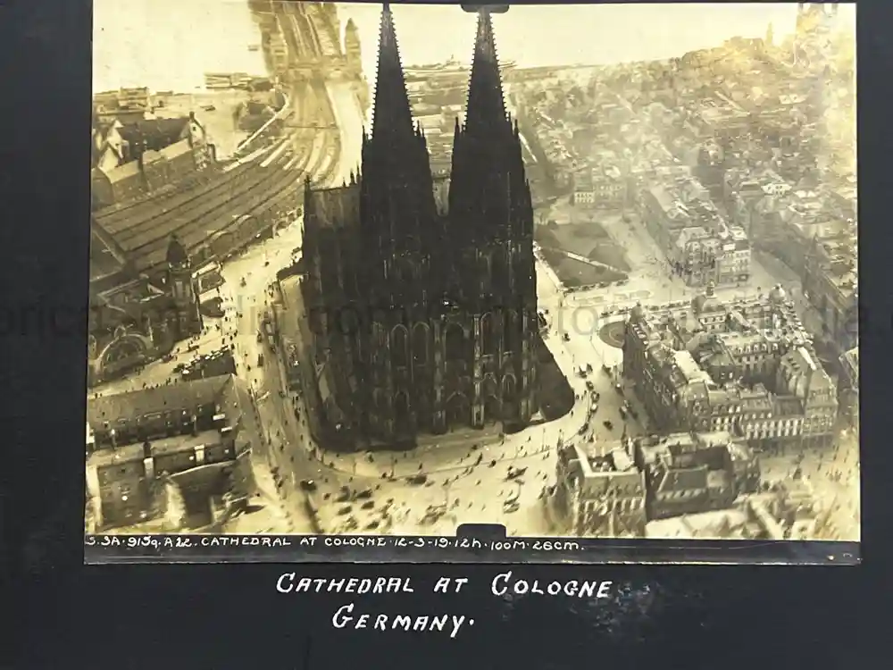 US WWI AVIATION PHOTOGRAPHER PHOTO ALBUM + AIRCRAFT FABRIC