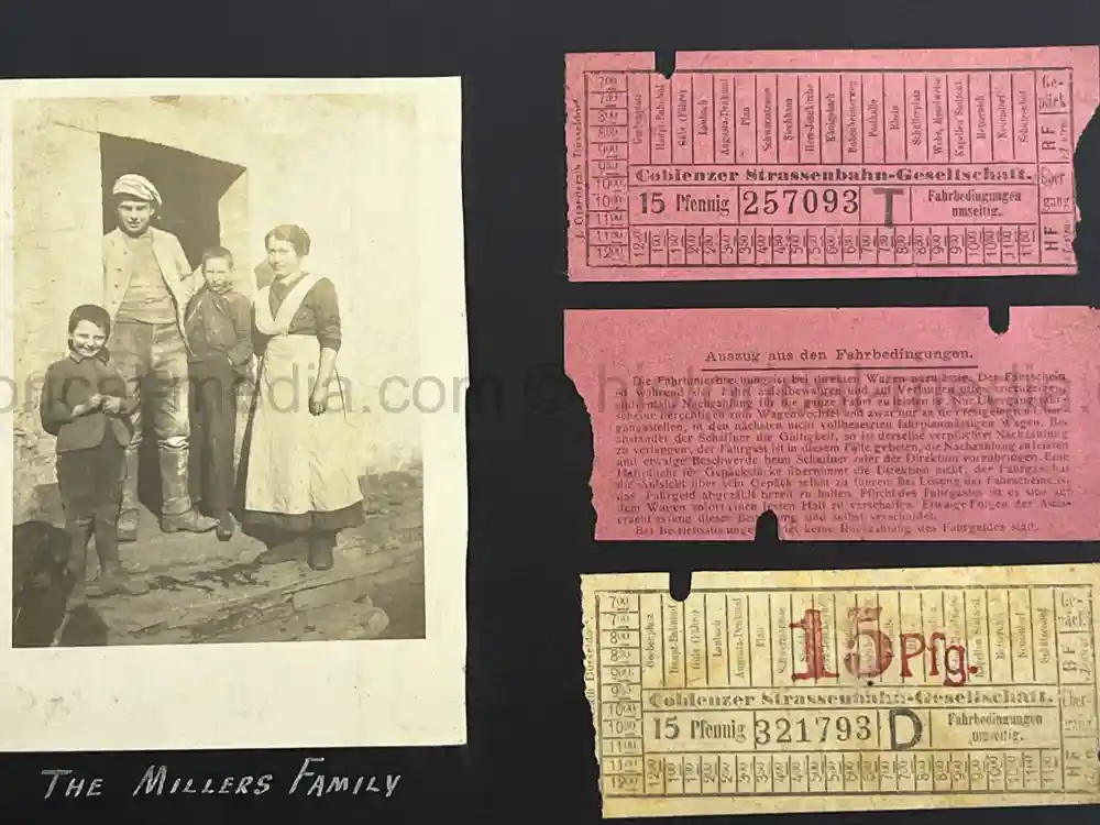 US WWI AVIATION PHOTOGRAPHER PHOTO ALBUM + AIRCRAFT FABRIC