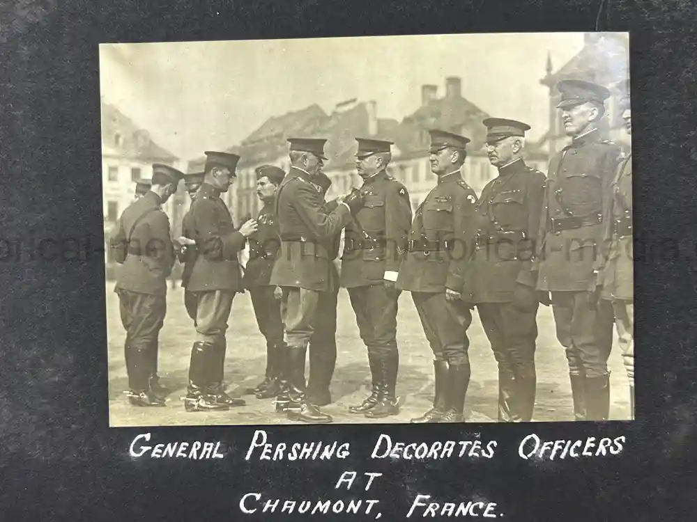 US WWI AVIATION PHOTOGRAPHER PHOTO ALBUM + AIRCRAFT FABRIC