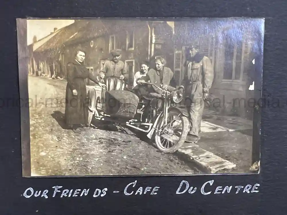 US WWI AVIATION PHOTOGRAPHER PHOTO ALBUM + AIRCRAFT FABRIC