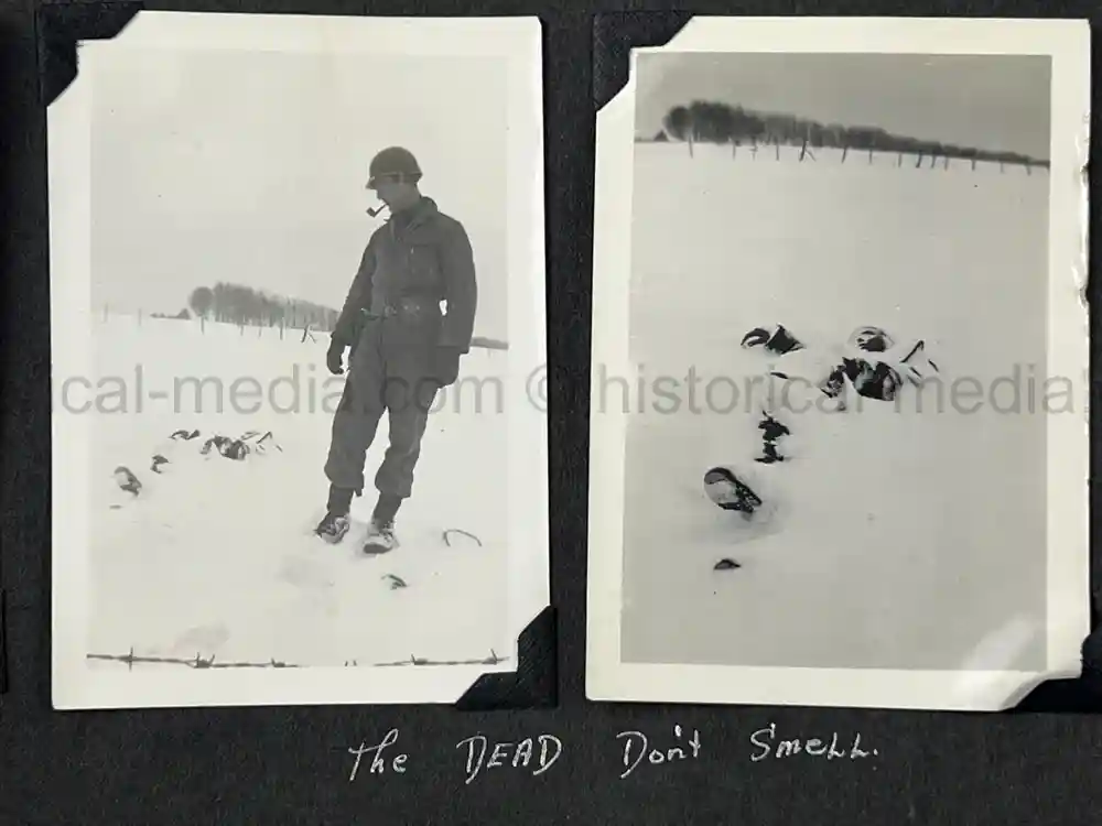 US WWII PHOTO ALBUM - BATTLE OF THE BULGE, GERMANY, NURNBERG US WWII PHOTO ALBUM - BATTLE OF THE BULGE, GERMANY, NURNBERG