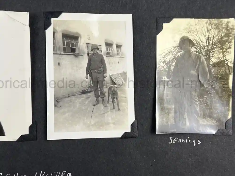 US WWII PHOTO ALBUM - BATTLE OF THE BULGE, GERMANY, NURNBERG US WWII PHOTO ALBUM - BATTLE OF THE BULGE, GERMANY, NURNBERG