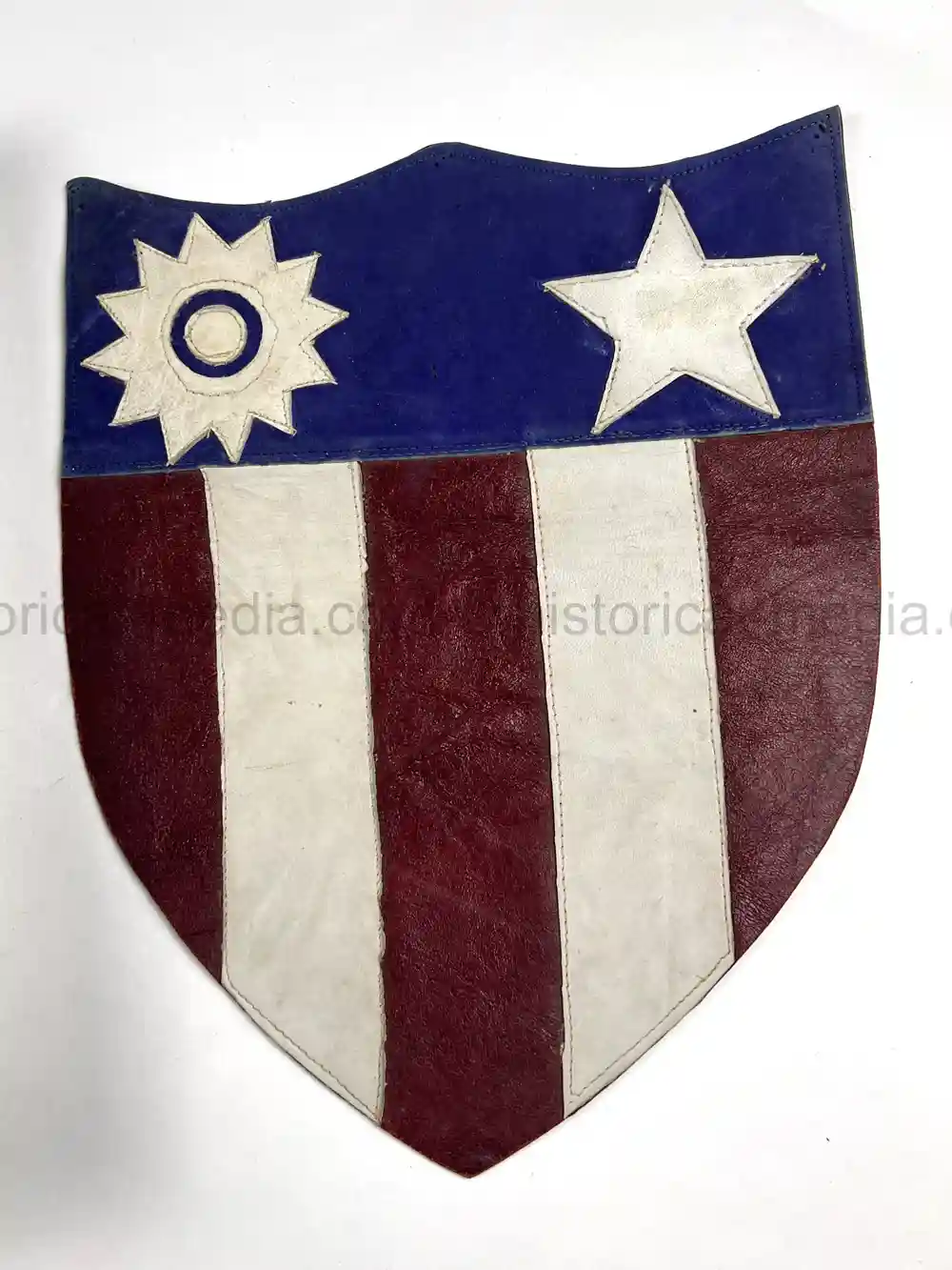 WWII US CBI OFFICER PHOTO ALBUM + LARGE LEATHER CBI JACKET PATCH - GOOD GURHA PHOTOS - BENGAL AIR DEPOT