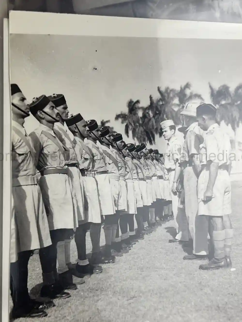 WWII US CBI OFFICER PHOTO ALBUM + LARGE LEATHER CBI JACKET PATCH - GOOD GURHA PHOTOS - BENGAL AIR DEPOT