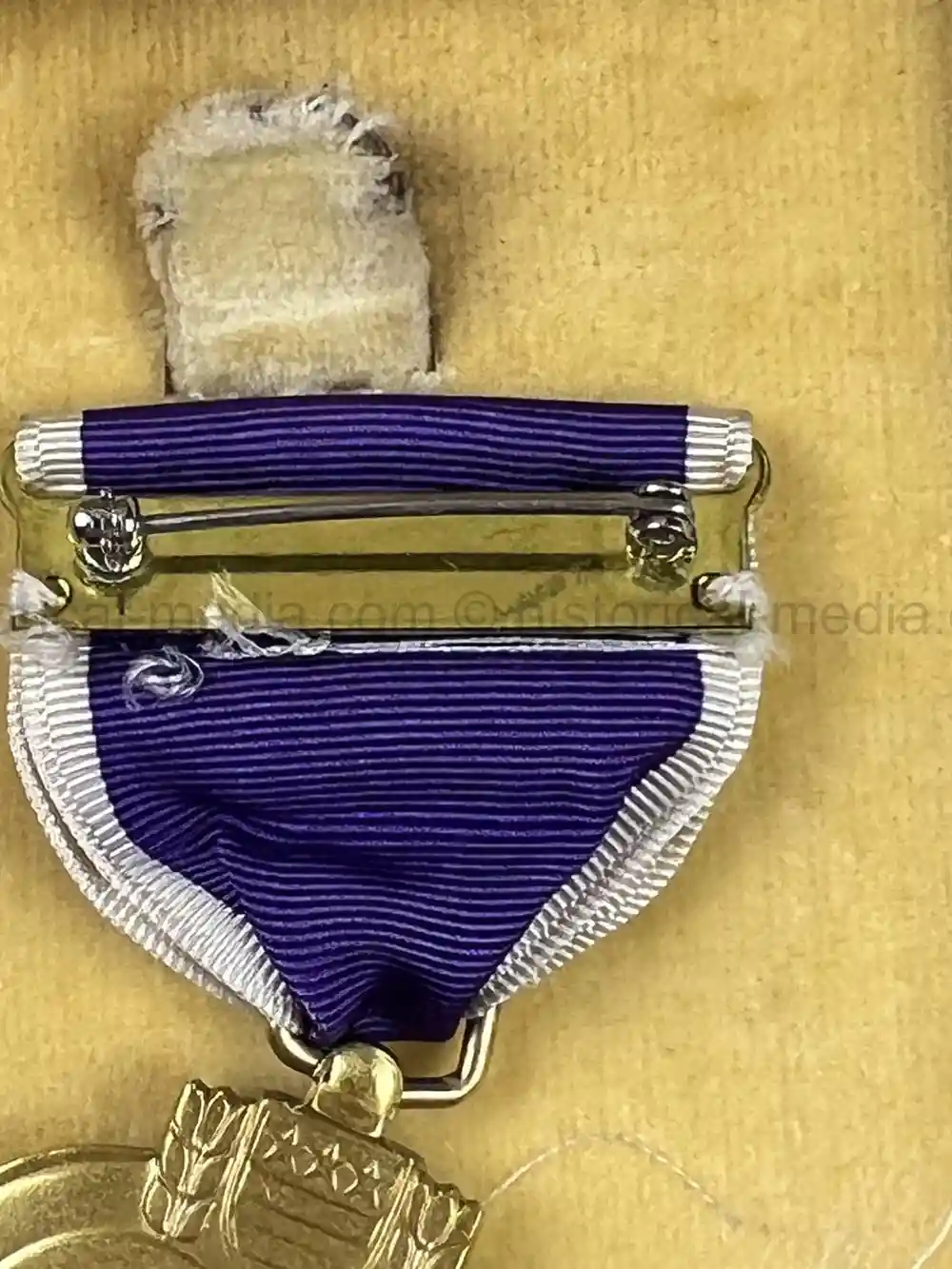 US WWII OFFICIALLY ENGRAVED PURPLE HEART - 460th BOMB GROUP- KIA JUNE 26, 1944
