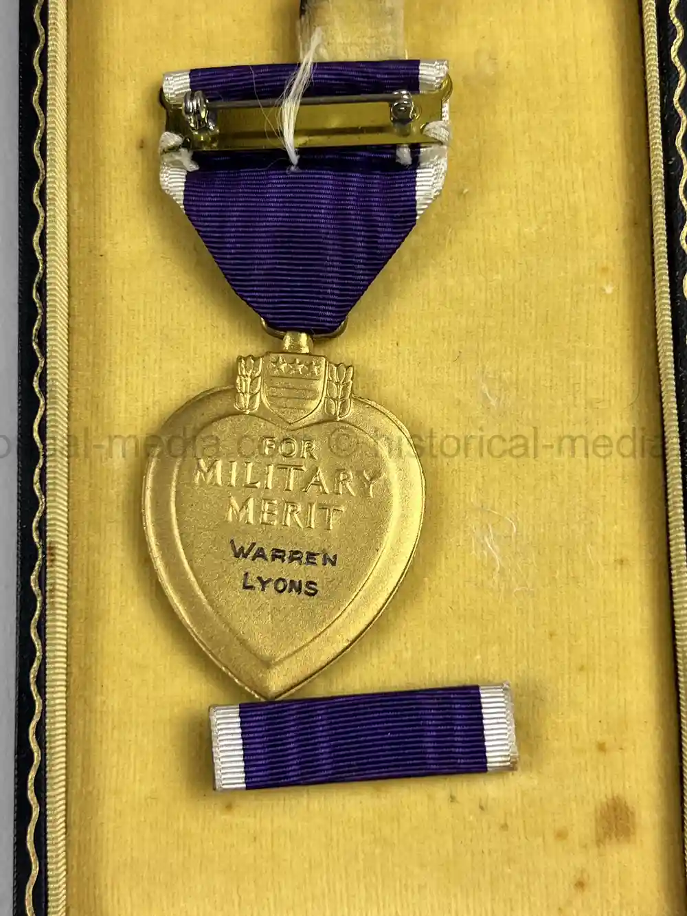 US WWII OFFICIALLY ENGRAVED SILVER STAR & PURPLE HEART - 82ND AIRBORNE - BATTLE OF BIAZZA RIDGE - KIA - TIGER TANK