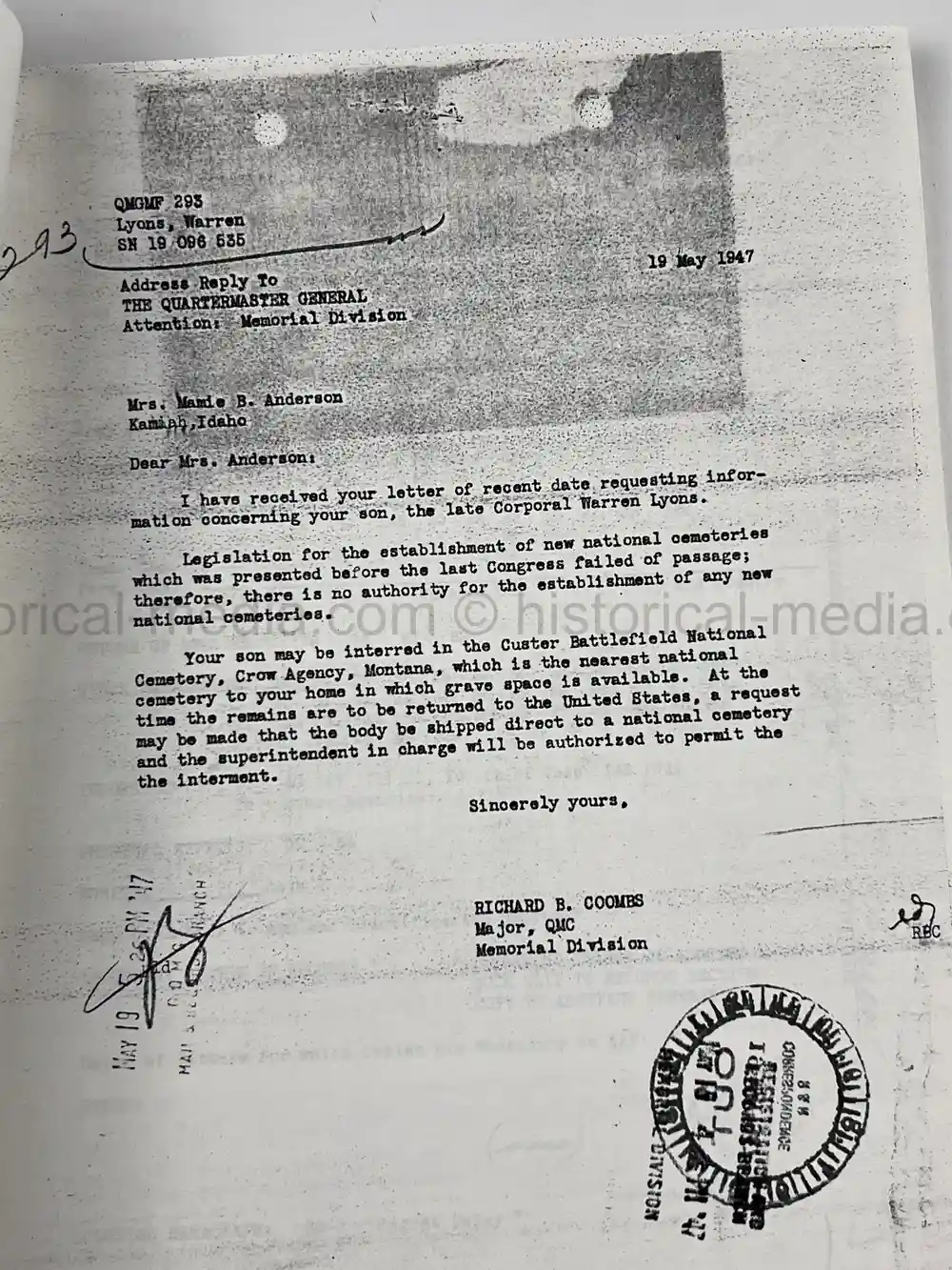 US WWII OFFICIALLY ENGRAVED SILVER STAR & PURPLE HEART - 82ND AIRBORNE - BATTLE OF BIAZZA RIDGE - KIA - TIGER TANK