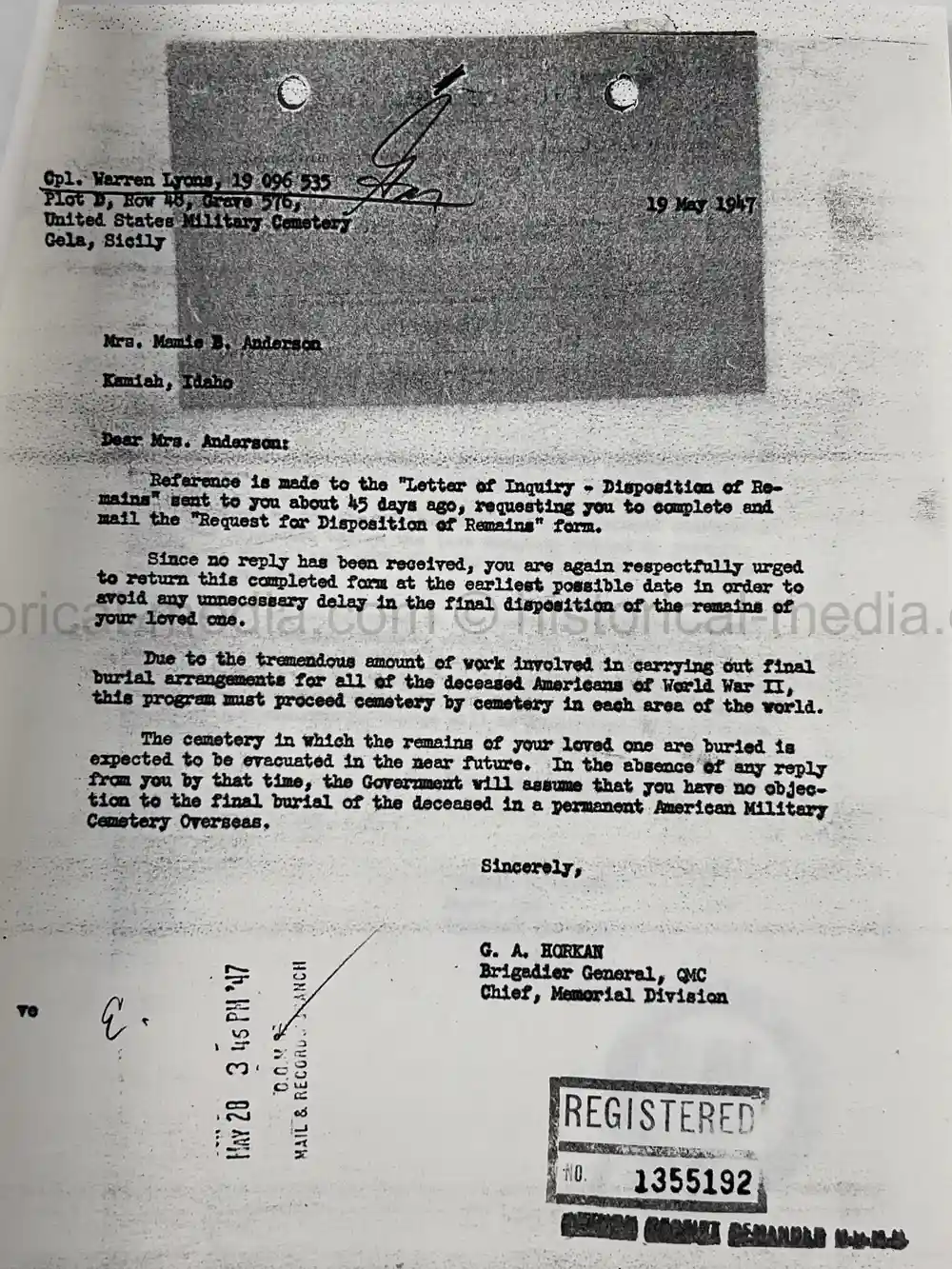 US WWII OFFICIALLY ENGRAVED SILVER STAR & PURPLE HEART - 82ND AIRBORNE - BATTLE OF BIAZZA RIDGE - KIA - TIGER TANK