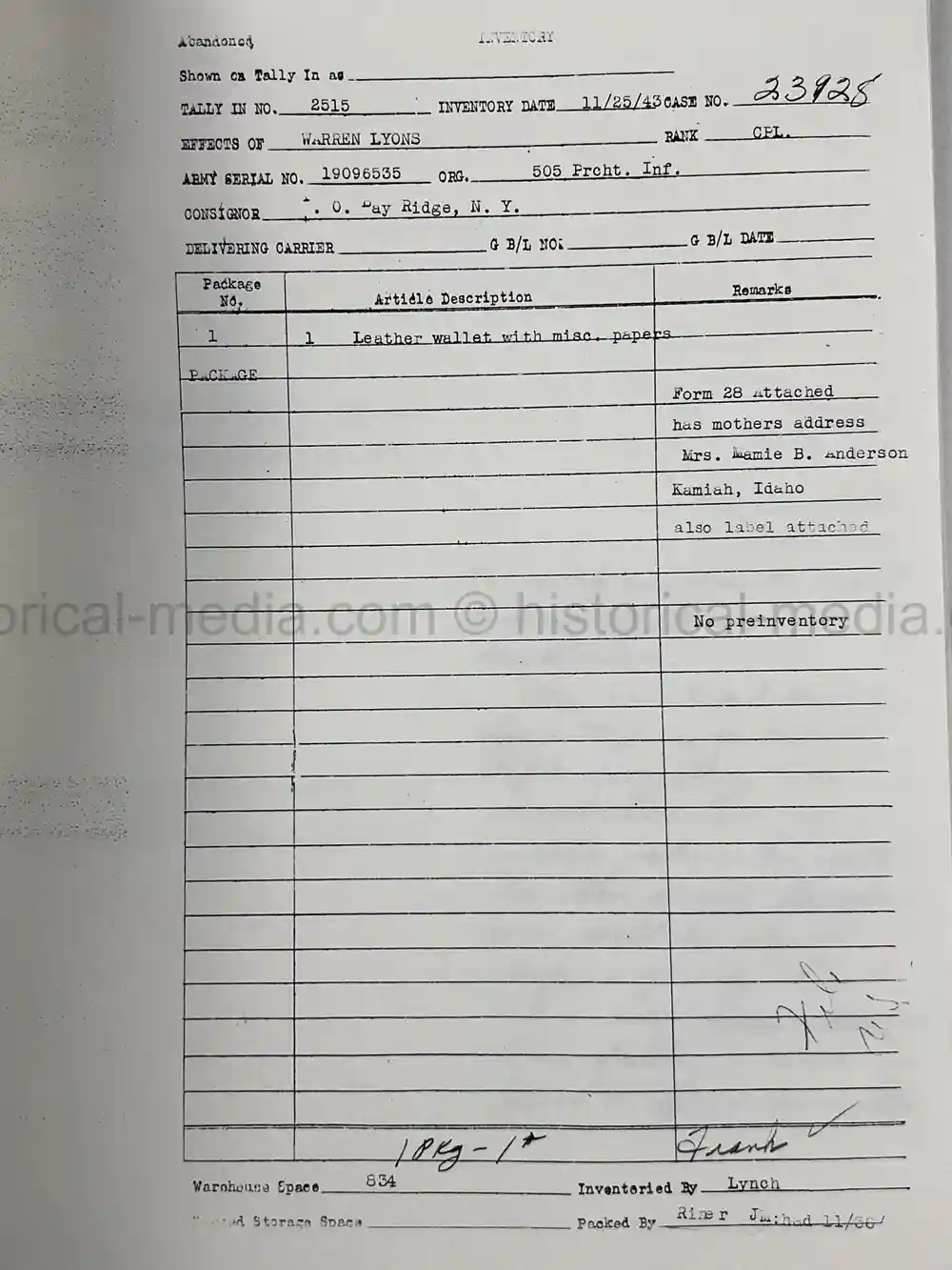 US WWII OFFICIALLY ENGRAVED SILVER STAR & PURPLE HEART - 82ND AIRBORNE - BATTLE OF BIAZZA RIDGE - KIA - TIGER TANK