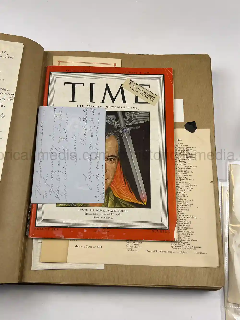 WWII USAAF B-26 PILOT MEDAL, PHOTO & DOCUMENT GROUPING - 386th BOMB GROUP - POW