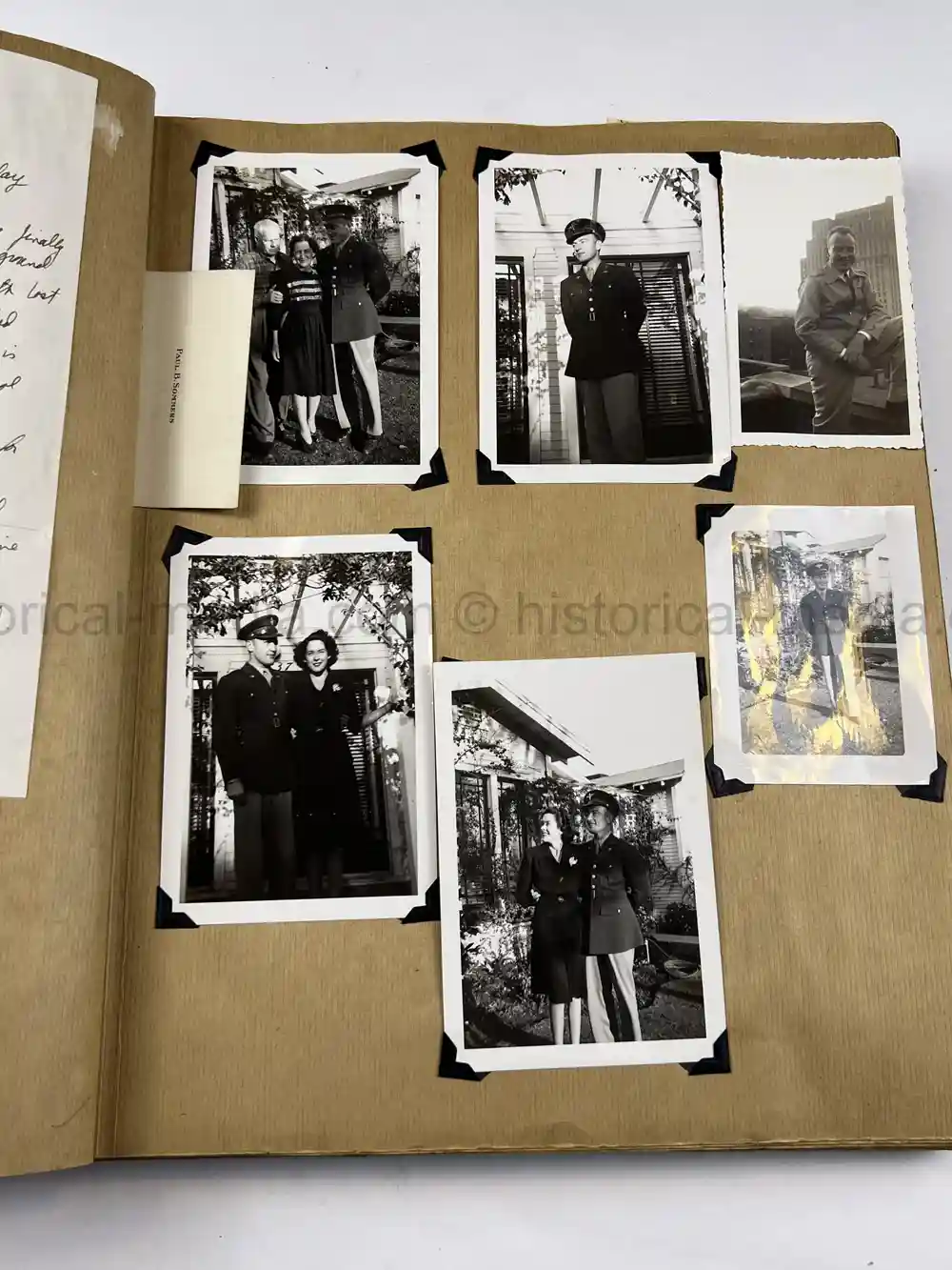 WWII USAAF B-26 PILOT MEDAL, PHOTO & DOCUMENT GROUPING - 386th BOMB GROUP - POW