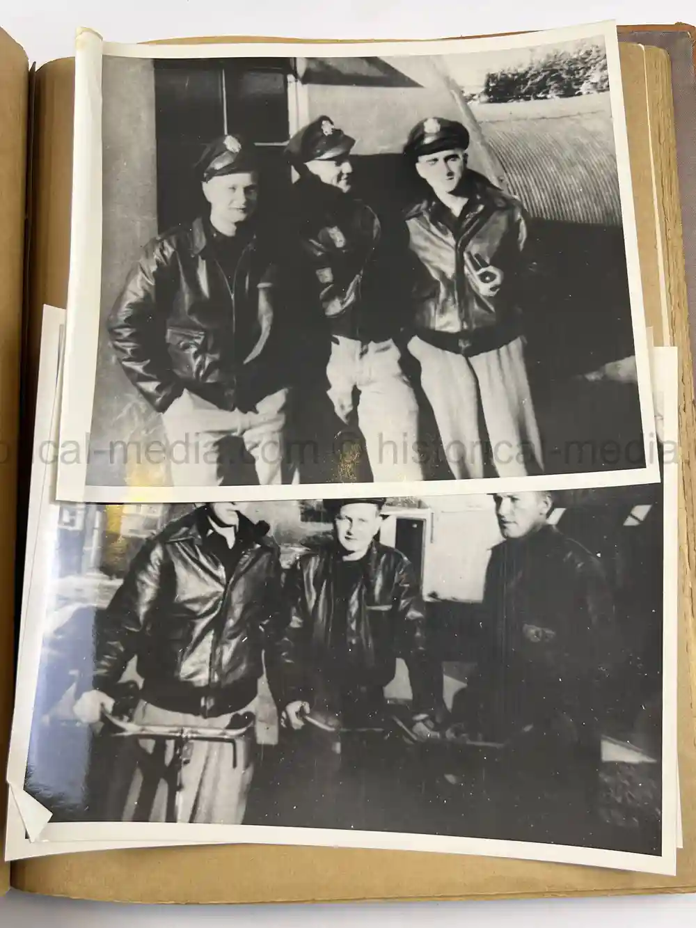 WWII USAAF B-26 PILOT MEDAL, PHOTO & DOCUMENT GROUPING - 386th BOMB GROUP - POW