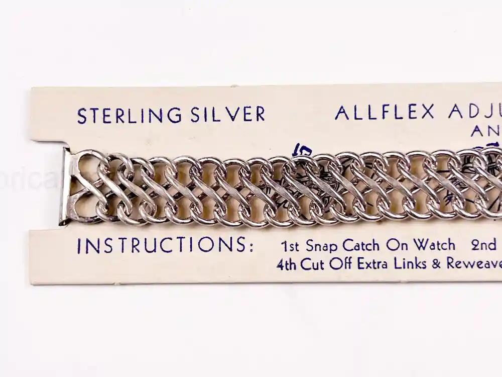 RARE WWII USAAF MOODY BROS AWARD BRACELET - KINGMAN ARMY AIR FIELD - #2