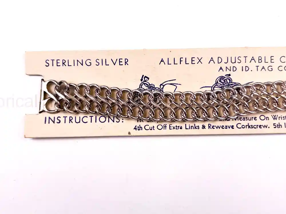 RARE WWII USAAF MOODY BROS AWARD BRACELET - KINGMAN ARMY AIR FIELD - #3