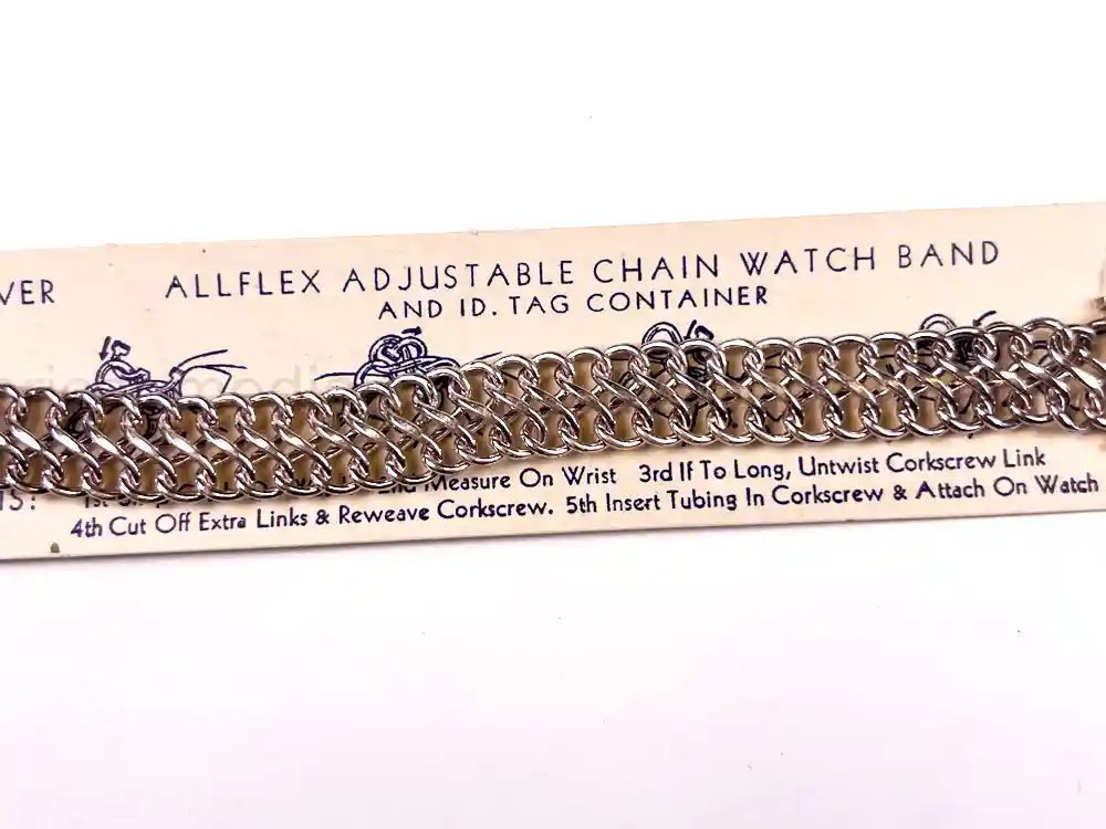 RARE WWII USAAF MOODY BROS AWARD BRACELET - KINGMAN ARMY AIR FIELD - #3