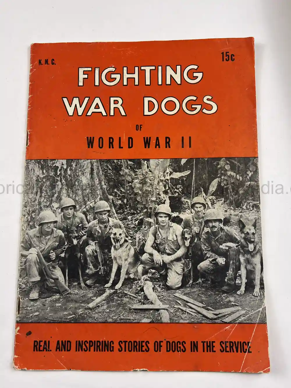 US WWII COAST GUARD WAR DOGS PHOTO, MANUAL AND DOCUMENT ARCHIVE - RARE!
