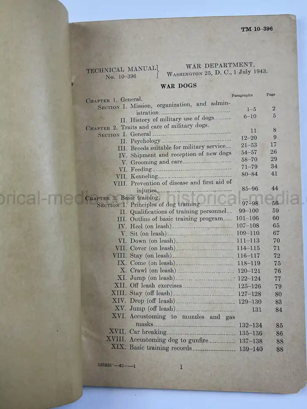 US WWII COAST GUARD WAR DOGS PHOTO, MANUAL AND DOCUMENT ARCHIVE - RARE!