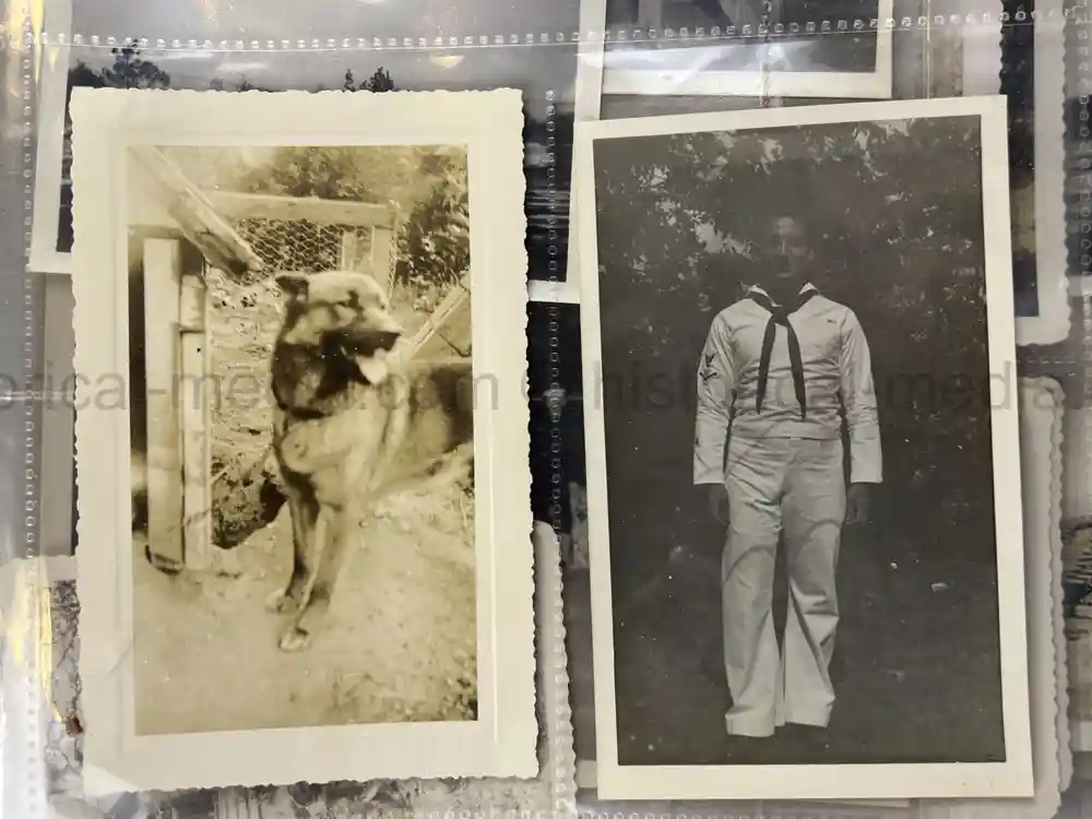 US WWII COAST GUARD WAR DOGS PHOTO, MANUAL AND DOCUMENT ARCHIVE - RARE!