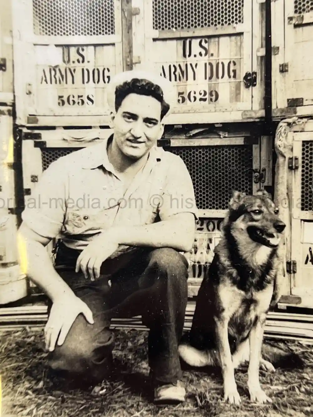 US WWII COAST GUARD WAR DOGS PHOTO, MANUAL AND DOCUMENT ARCHIVE - RARE!