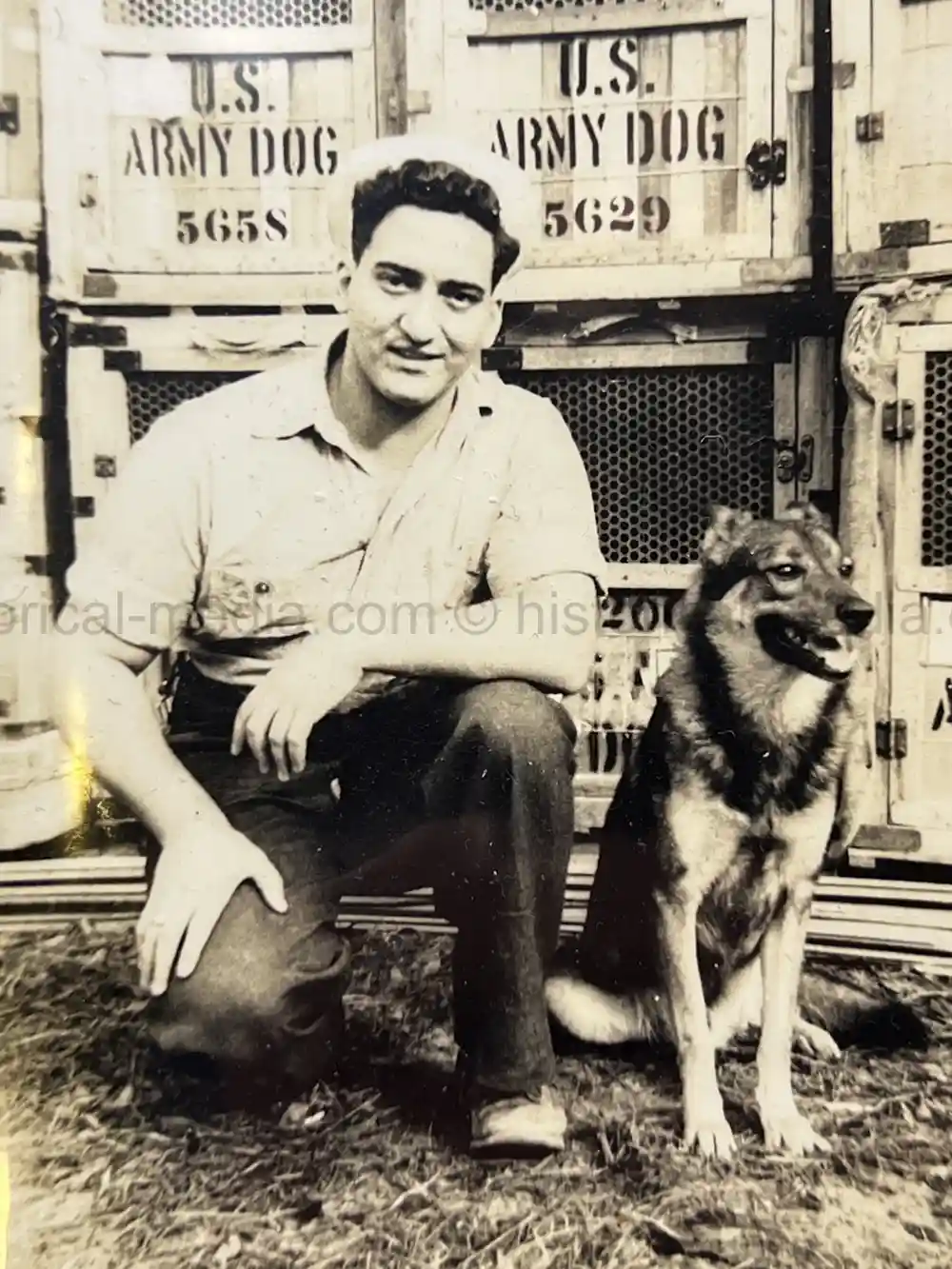 US WWII COAST GUARD WAR DOGS PHOTO, MANUAL AND DOCUMENT ARCHIVE - RARE!