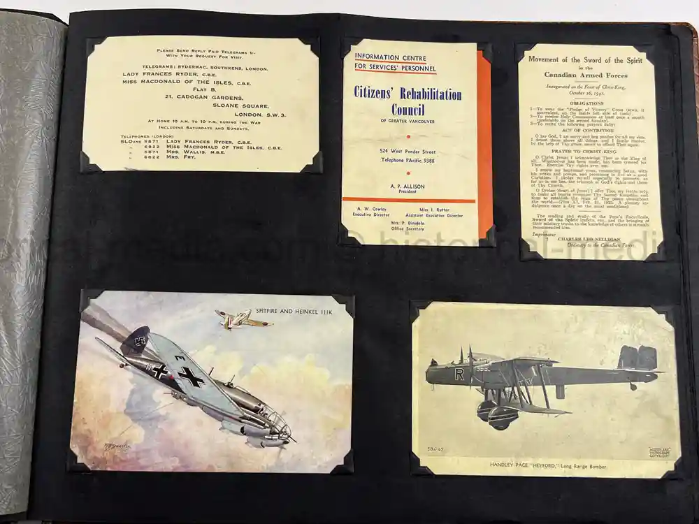 WWII RCAF PHOTO ALBUM