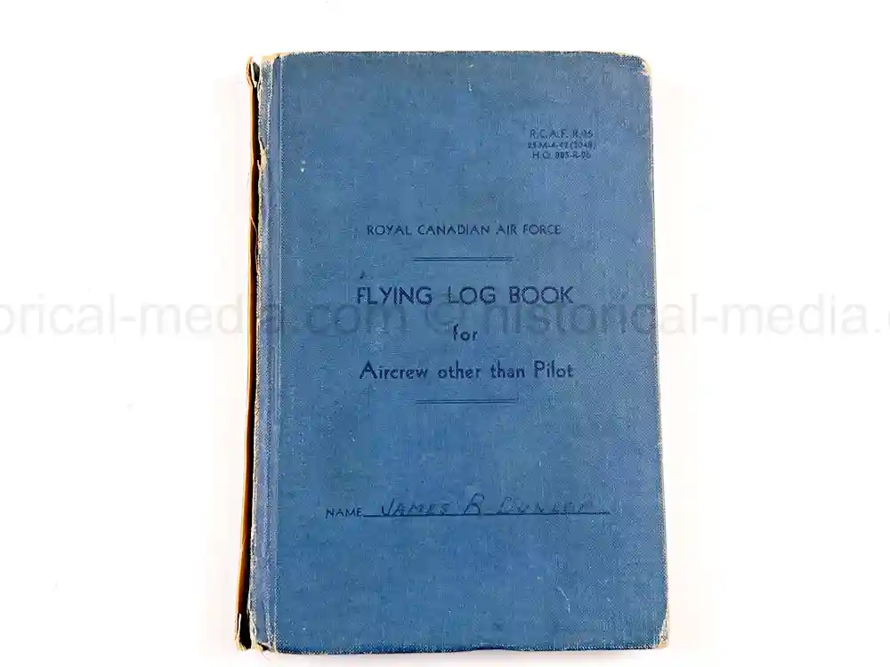WWII RCAF LOGBOOK - NAVIGATOR