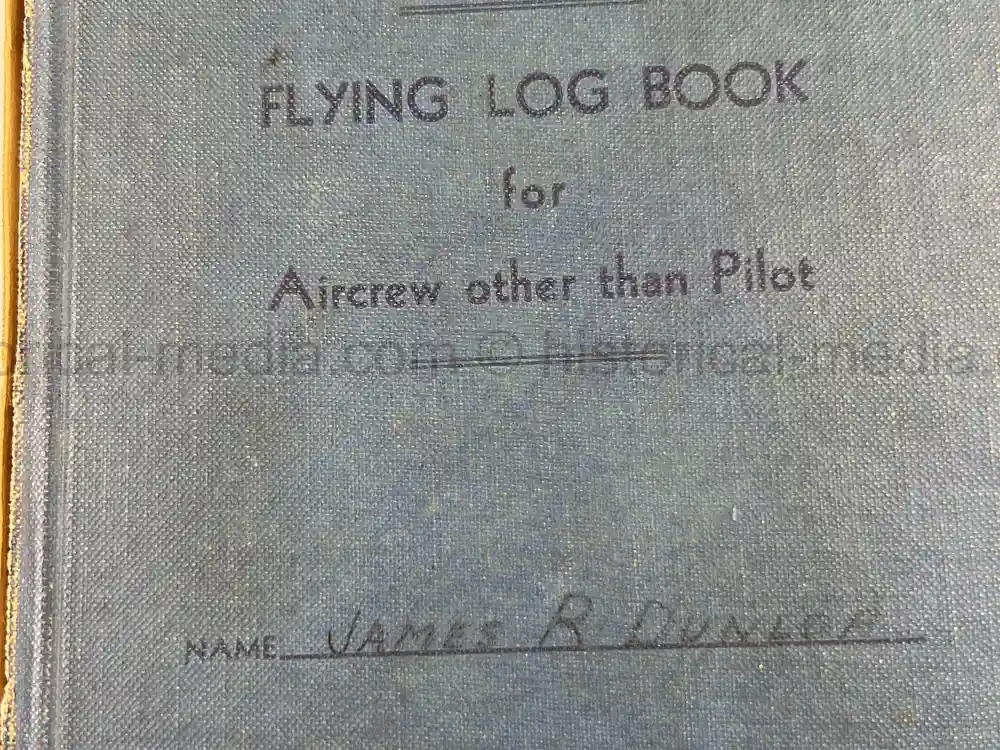 WWII RCAF LOGBOOK - NAVIGATOR
