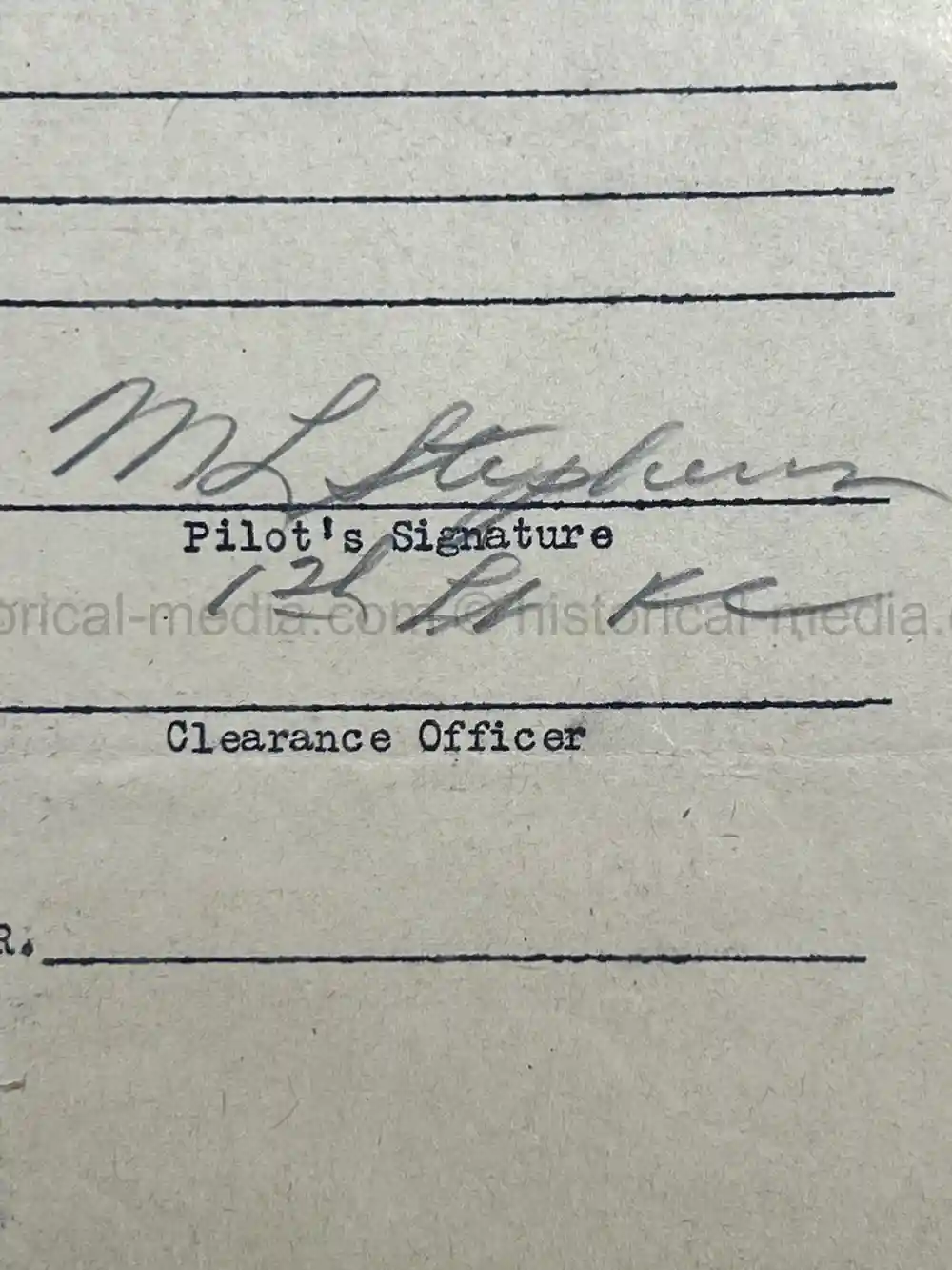 ULTRA RARE WWII WASP FEMALE PILOT DOCUMENT GROUPING - CLASS 43-W-6