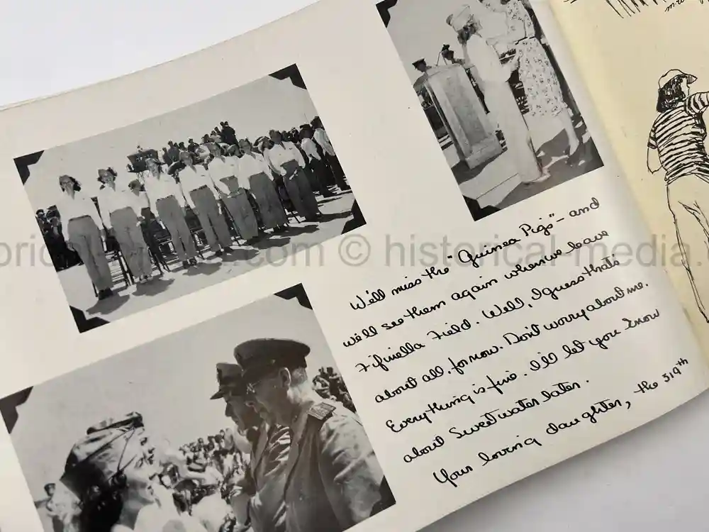 US WWII ULTRA RARE FIRST WASP CLASS YEARBOOK - 43-W-1,2,3