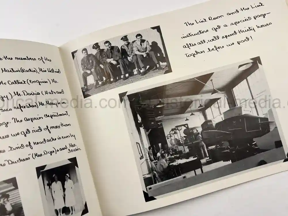 US WWII ULTRA RARE FIRST WASP CLASS YEARBOOK - 43-W-1,2,3