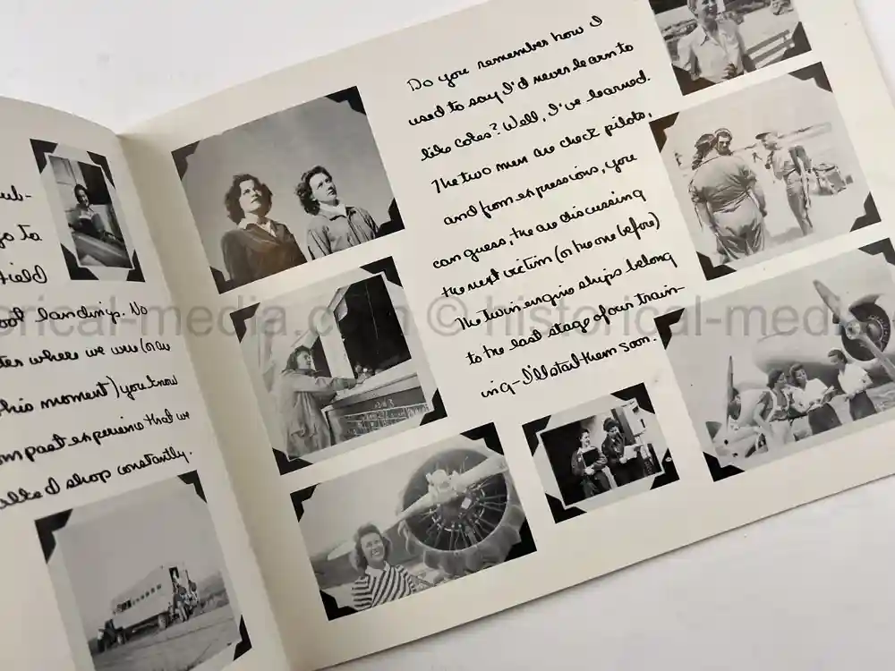 US WWII ULTRA RARE FIRST WASP CLASS YEARBOOK - 43-W-1,2,3