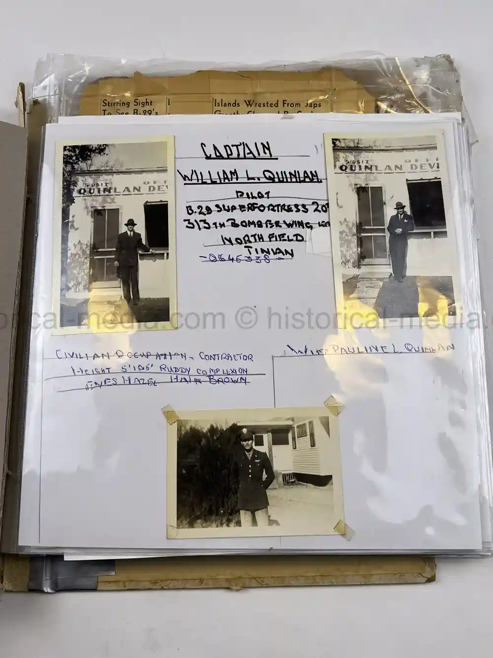 WWII USAAF PHOTO ALBUM - B-29 PILOT - 504TH BOMB GROUP WWII USAAF PHOTO ALBUM - B-29 PILOT - 504TH BOMB GROUP WWII USAAF PHOTO ALBUM - B-29 PILOT - 504TH BOMB GROUP