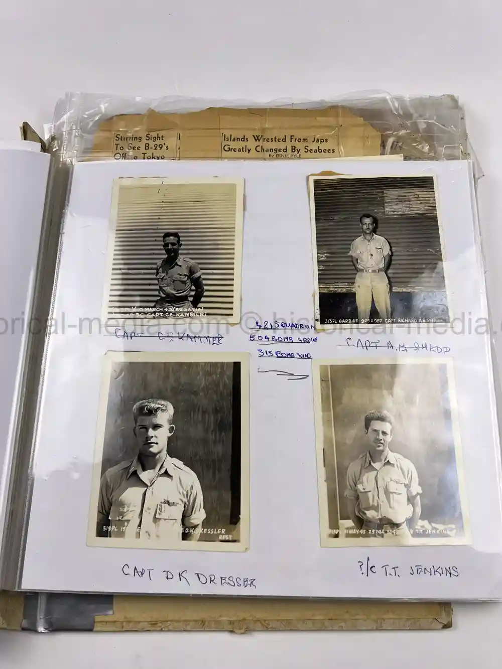 WWII USAAF PHOTO ALBUM - B-29 PILOT - 504TH BOMB GROUP WWII USAAF PHOTO ALBUM - B-29 PILOT - 504TH BOMB GROUP WWII USAAF PHOTO ALBUM - B-29 PILOT - 504TH BOMB GROUP