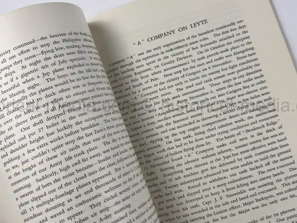 US WWII 44th TANK BATTALION COMMENDATION & UNIT HISTORY US WWII 44th TANK BATTALION COMMENDATION & UNIT HISTORY