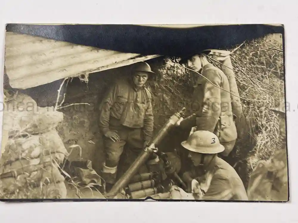 US WWII PHOTO GROUPING - 32ND DIVISION - ALSACE 1918 - SNIPER PHOTO +