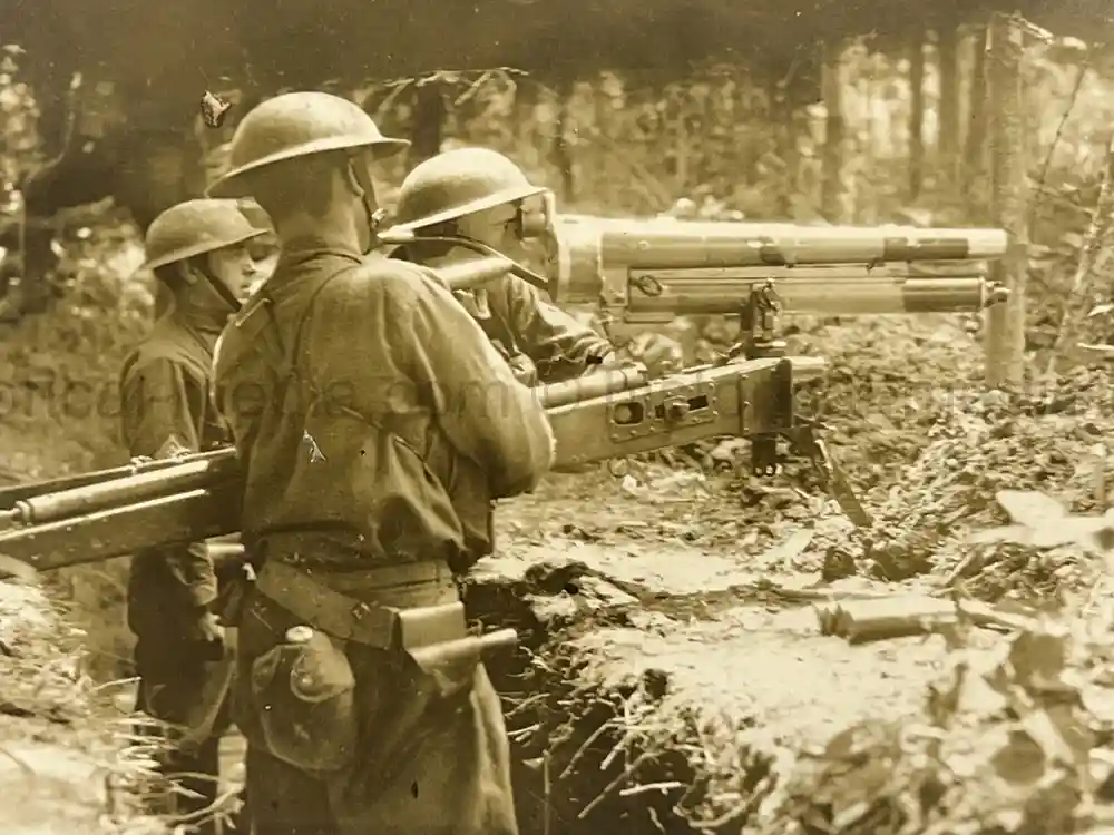 US WWII PHOTO GROUPING - 32ND DIVISION - ALSACE 1918 - SNIPER PHOTO +