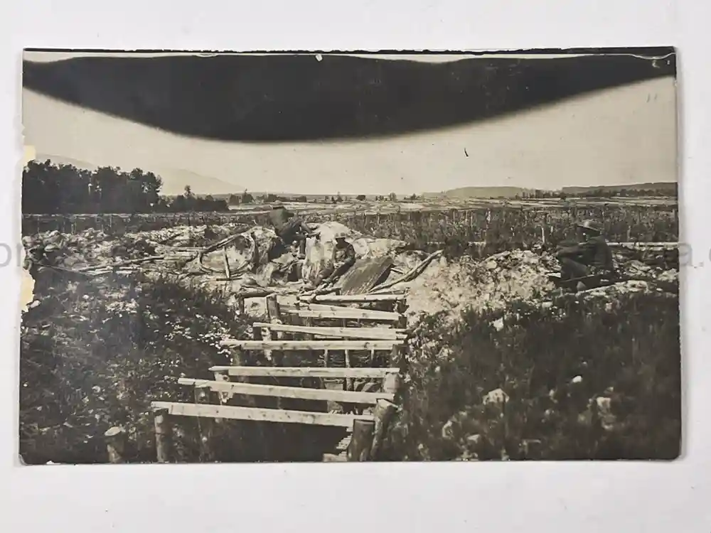 US WWII PHOTO GROUPING - 32ND DIVISION - ALSACE 1918 - SNIPER PHOTO +