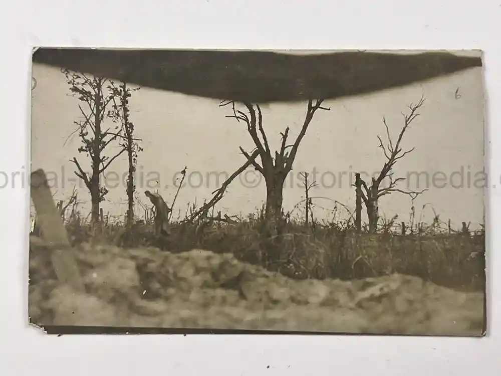US WWII PHOTO GROUPING - 32ND DIVISION - ALSACE 1918 - SNIPER PHOTO +