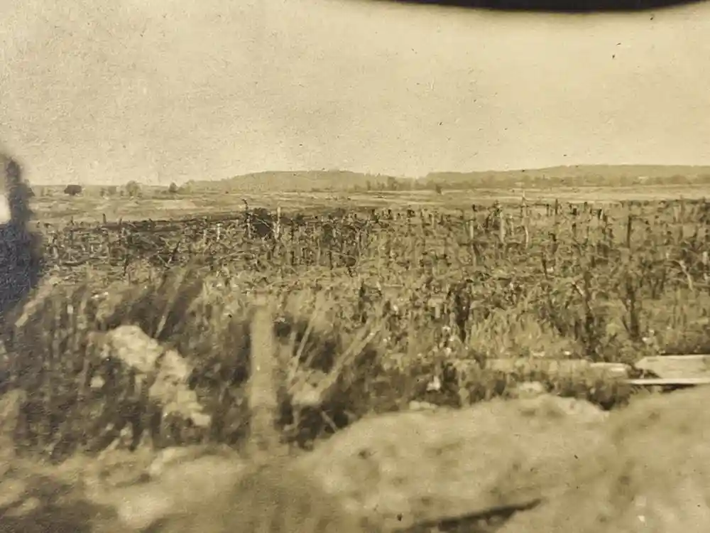 US WWII PHOTO GROUPING - 32ND DIVISION - ALSACE 1918 - SNIPER PHOTO +