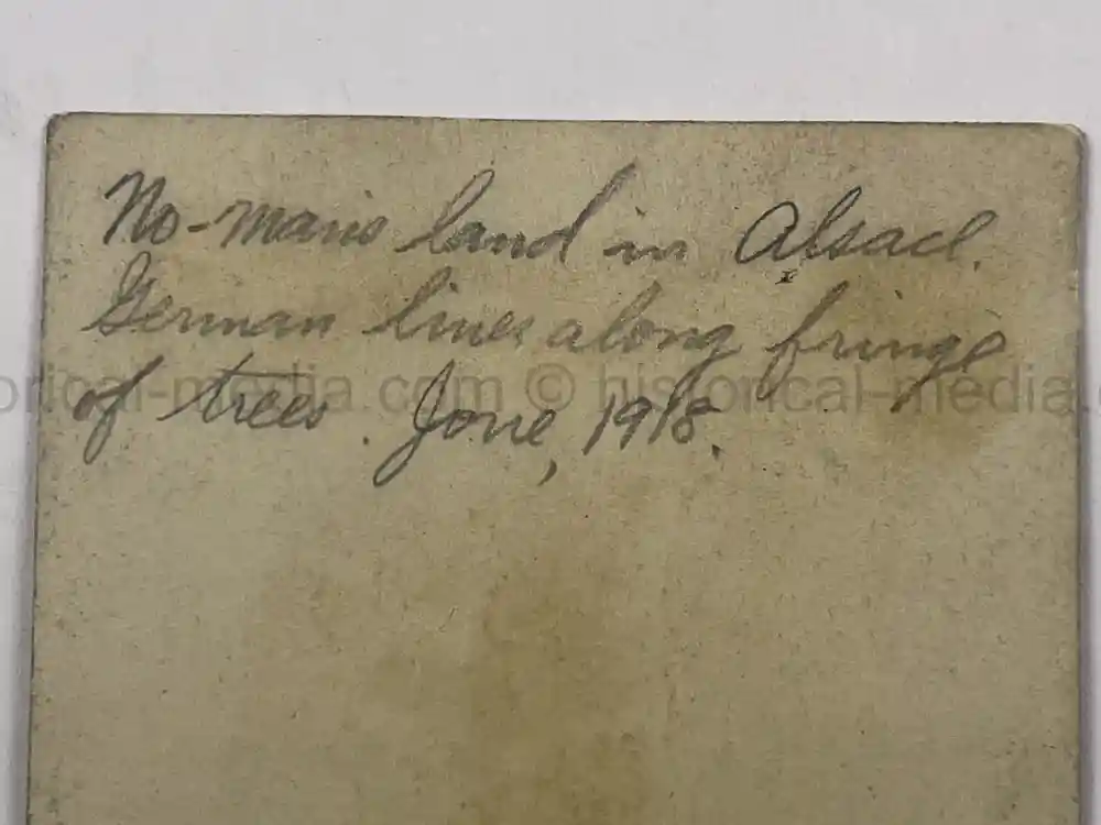 US WWII PHOTO GROUPING - 32ND DIVISION - ALSACE 1918 - SNIPER PHOTO +