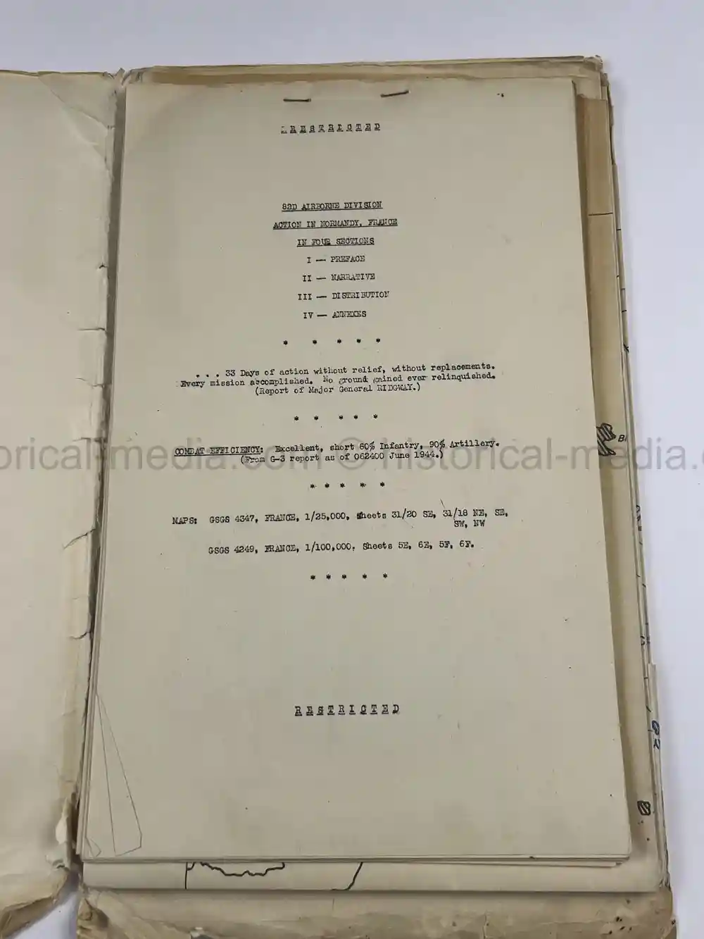 WWII 82ND AIRBORNE COMPLETE 