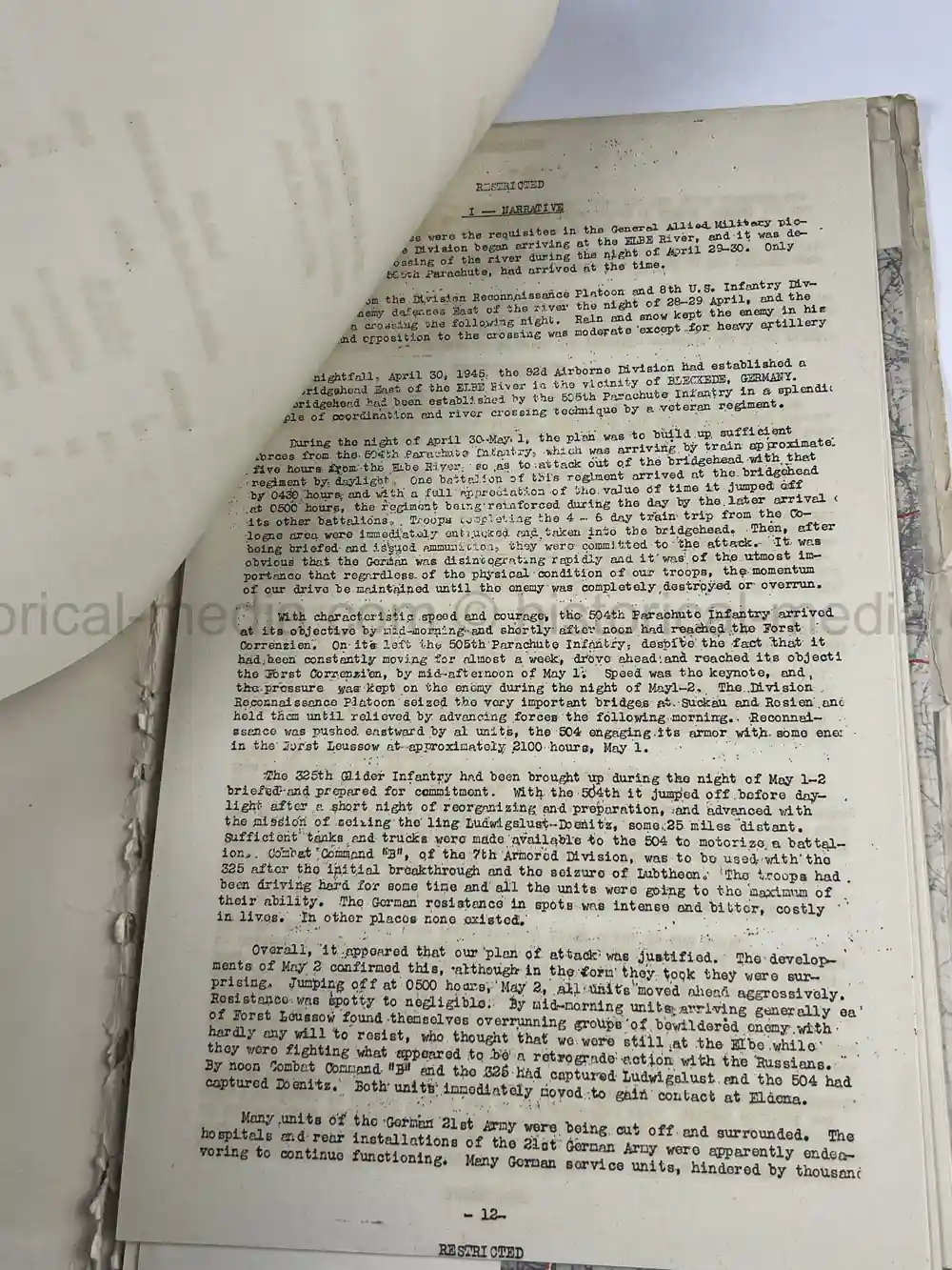 WWII 82ND AIRBORNE COMPLETE 