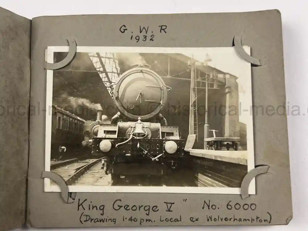 BRITISH INTER-WAR YEAR TRAIN PHOTO ALBUM BRITISH INTER-WAR YEAR TRAIN PHOTO ALBUM