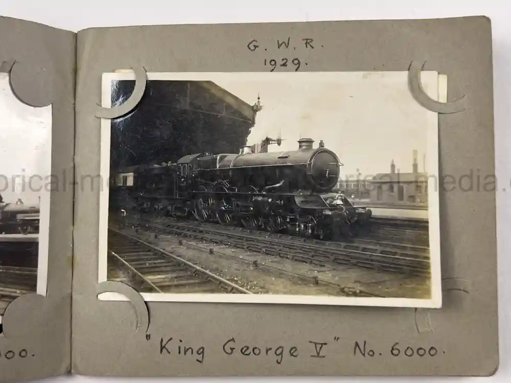 BRITISH INTER-WAR YEAR TRAIN PHOTO ALBUM BRITISH INTER-WAR YEAR TRAIN PHOTO ALBUM