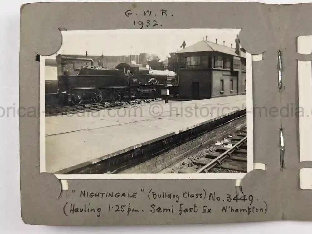 BRITISH INTER-WAR YEAR TRAIN PHOTO ALBUM BRITISH INTER-WAR YEAR TRAIN PHOTO ALBUM
