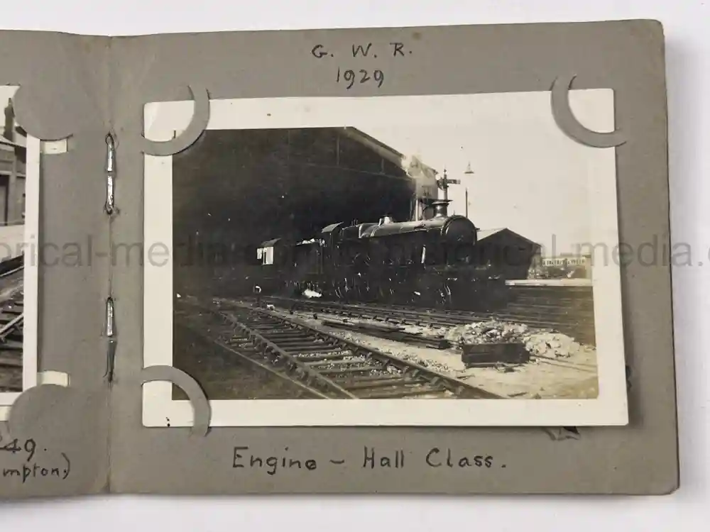BRITISH INTER-WAR YEAR TRAIN PHOTO ALBUM BRITISH INTER-WAR YEAR TRAIN PHOTO ALBUM