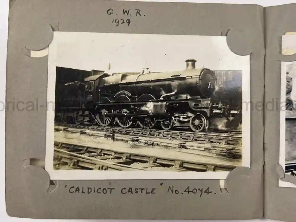 BRITISH INTER-WAR YEAR TRAIN PHOTO ALBUM BRITISH INTER-WAR YEAR TRAIN PHOTO ALBUM