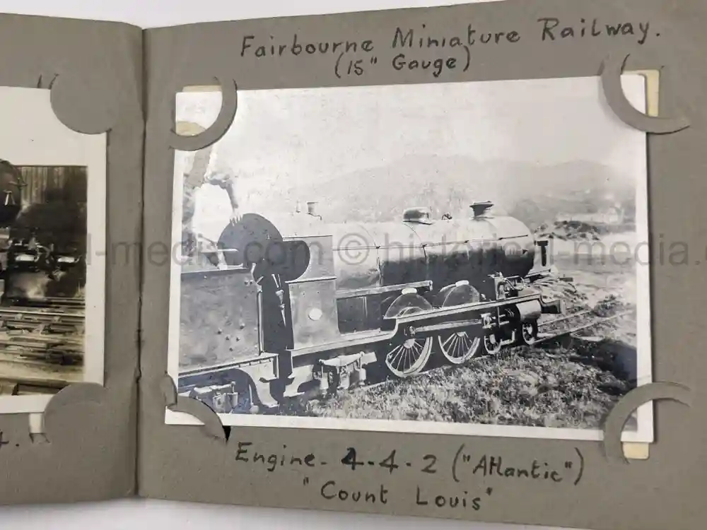 BRITISH INTER-WAR YEAR TRAIN PHOTO ALBUM BRITISH INTER-WAR YEAR TRAIN PHOTO ALBUM